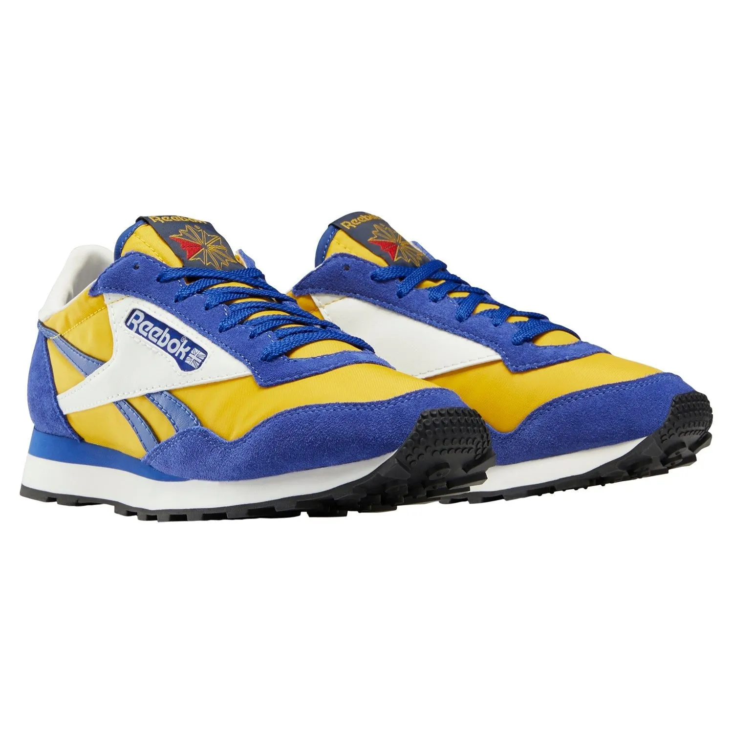 Reebok Classics Unisex Aztec AZ II Shoes - Yellow, Cobalt & Chalk