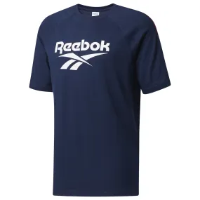 Reebok Classics Vector Print Logo Tee - Navy