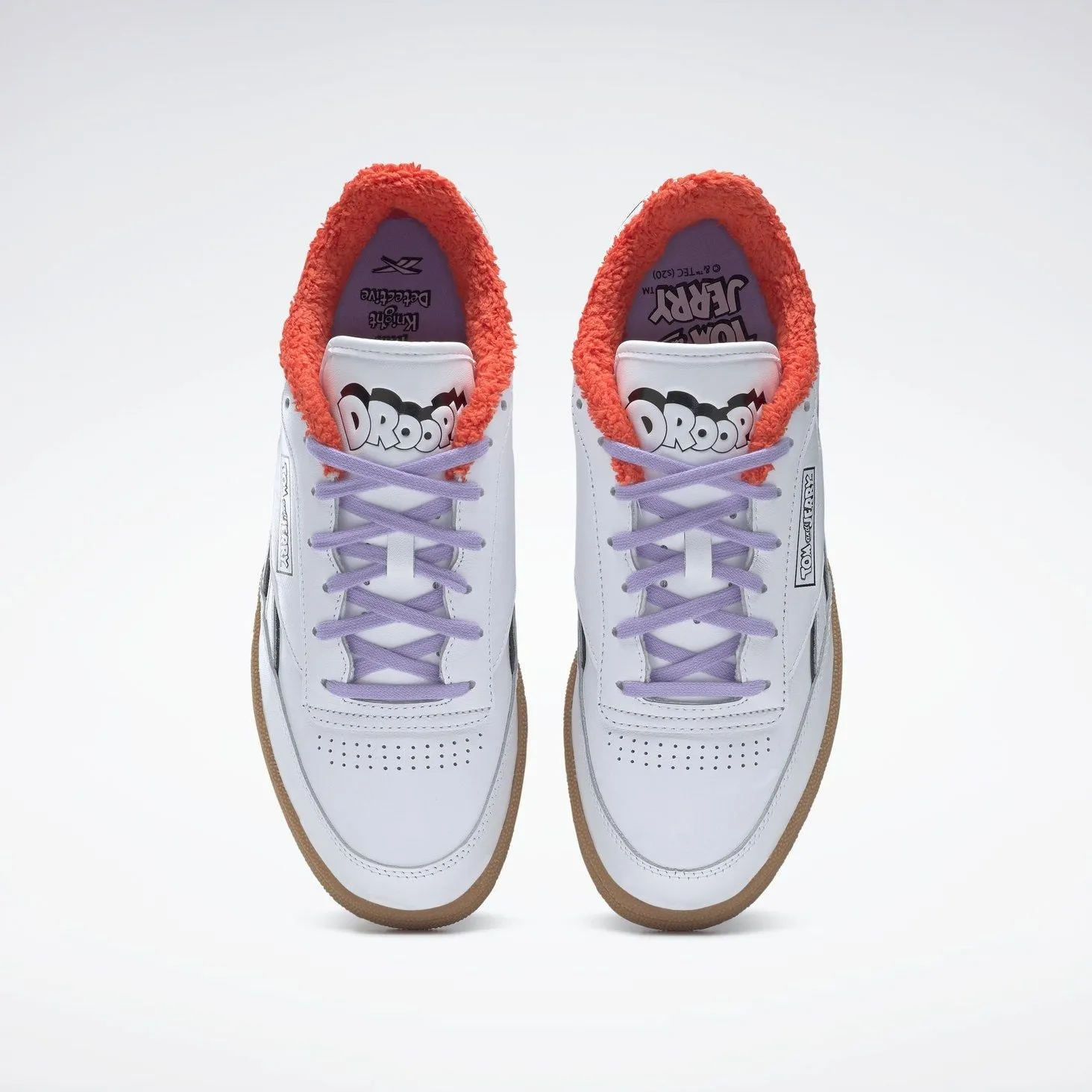 Reebok Classics x Tom & Jerry Club C Revenge Shoes 'Droopy' - White