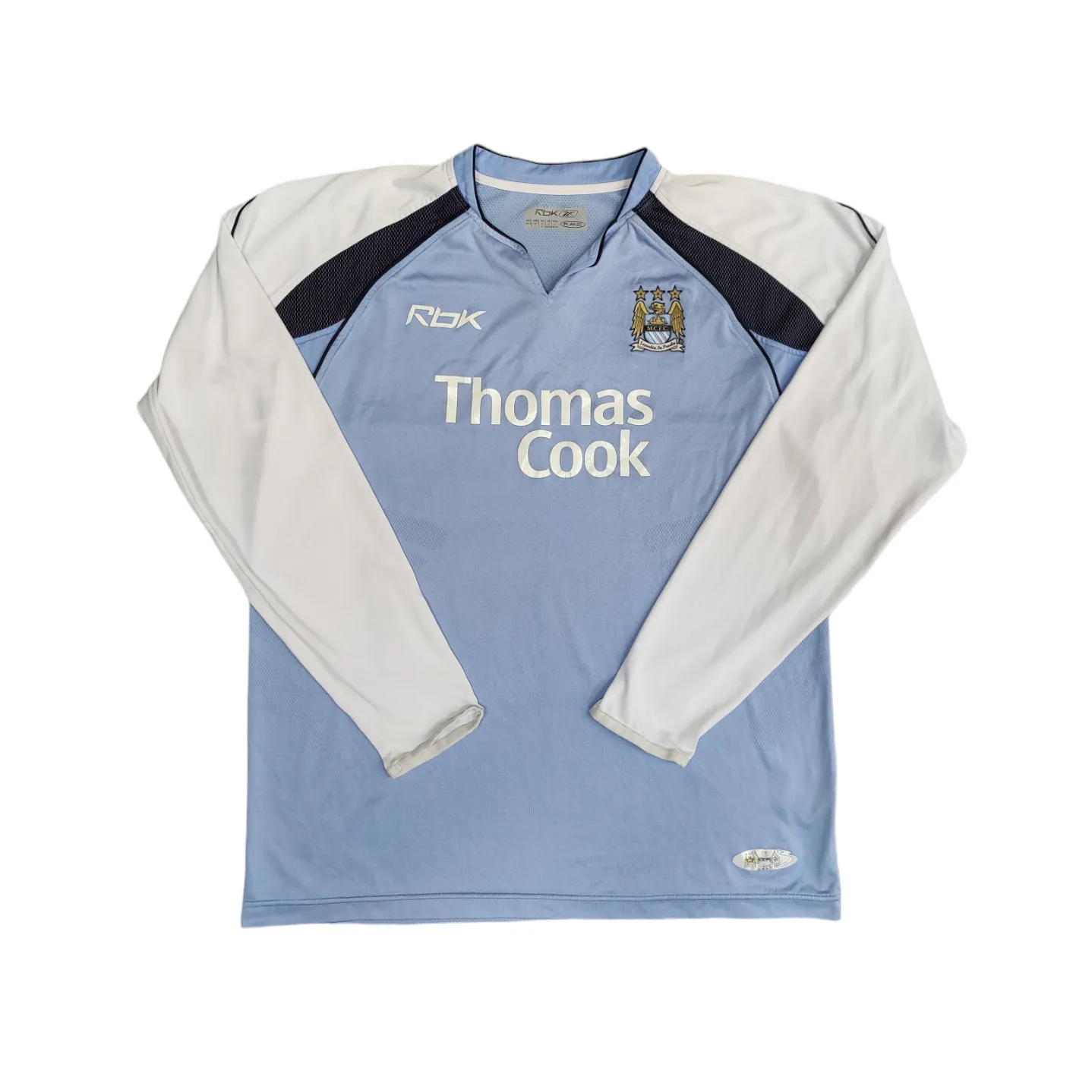 Reebok Manchester City 2006/2007 Home Long Sleeve Football Jersey