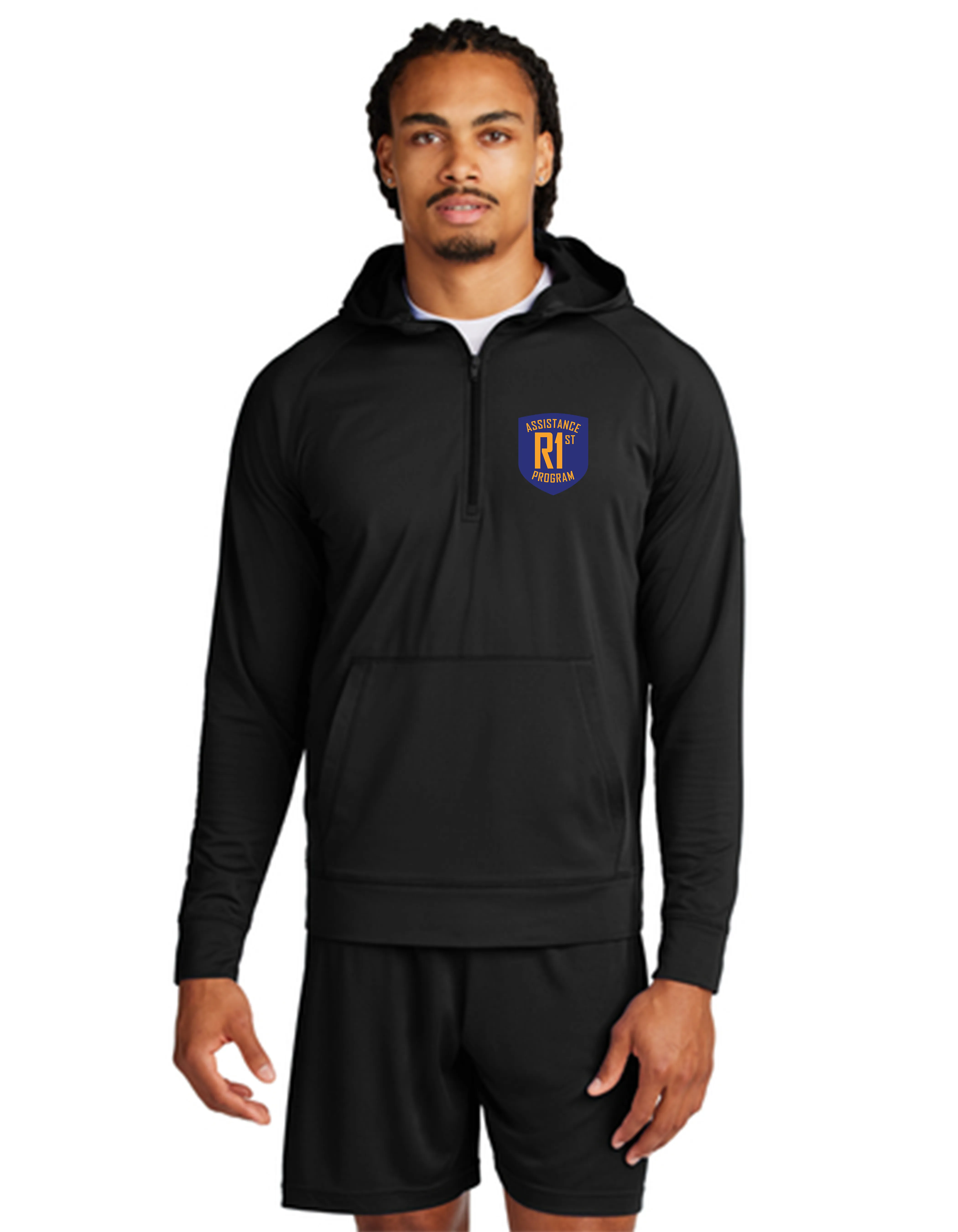 Responder 1st Men's 1/2 Zip Sport Wick Stretch Hoodie