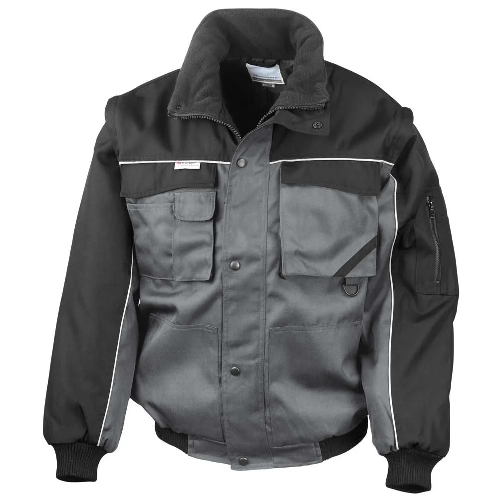 Result Heavy Duty Zip Sleeve Pilot Jacket