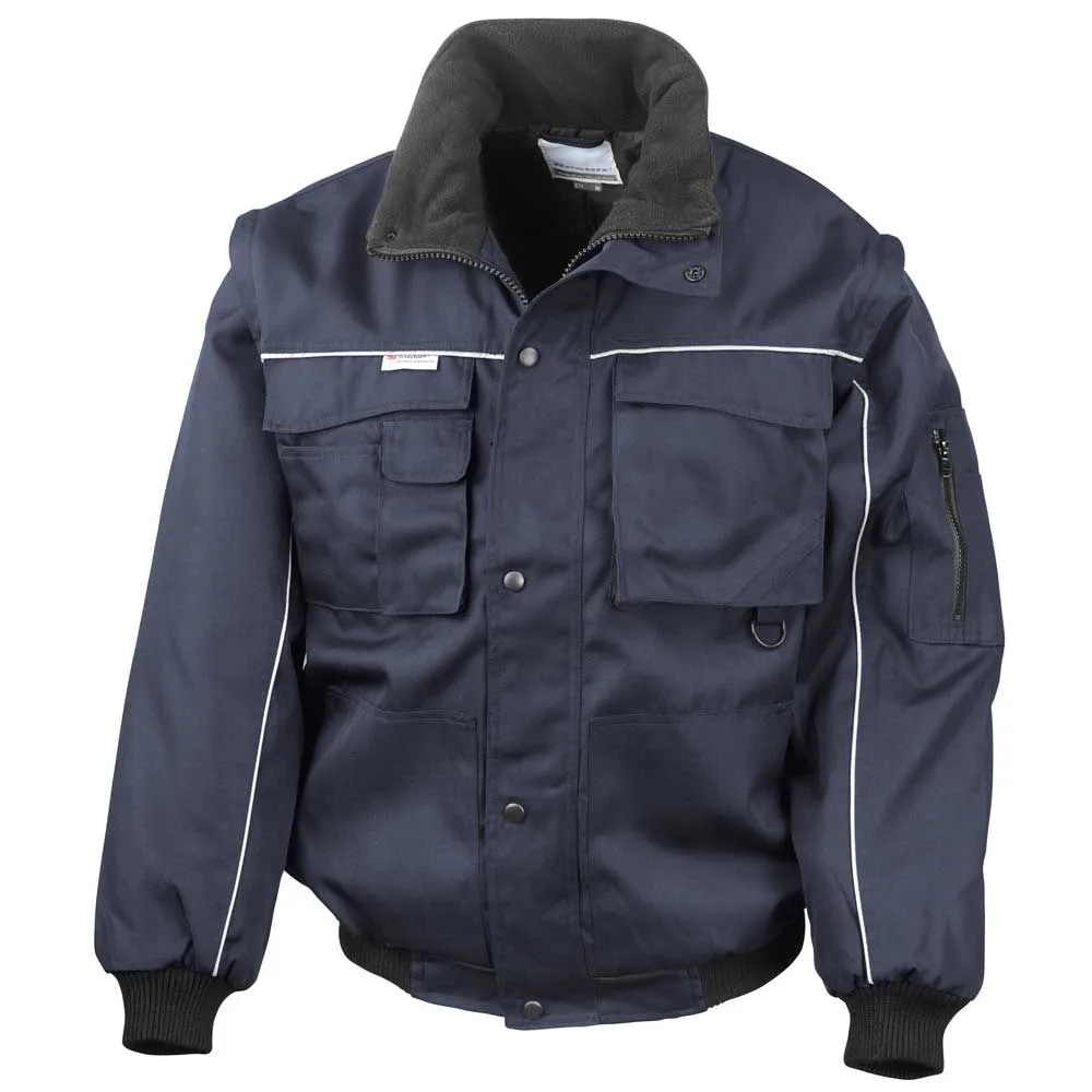 Result Heavy Duty Zip Sleeve Pilot Jacket