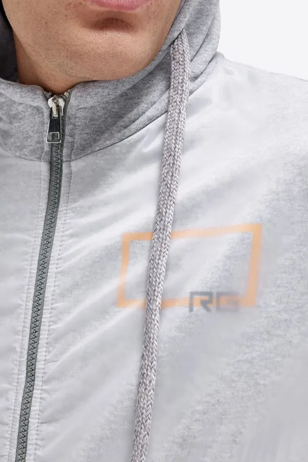 RG Cotton/Nylon Hooded Zip Sweatshirt