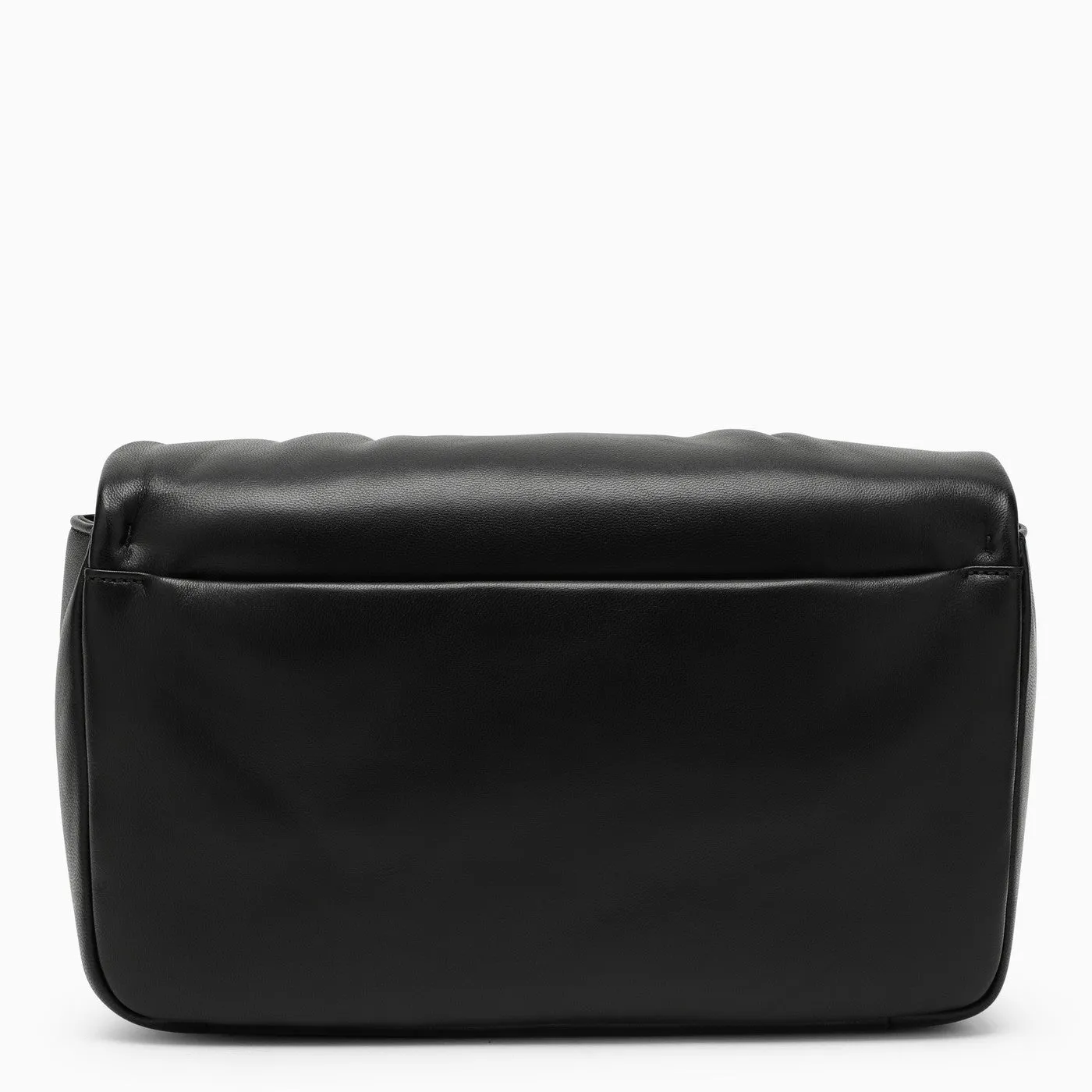 Roger Vivier    Roger Vivier Black Viv' Choc Leather Bag