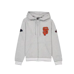 San Francisco Giants Gray Logo Select Full-Zip Hoodie