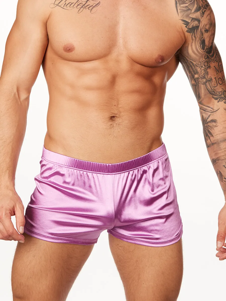 Shimmer Satin Shorts