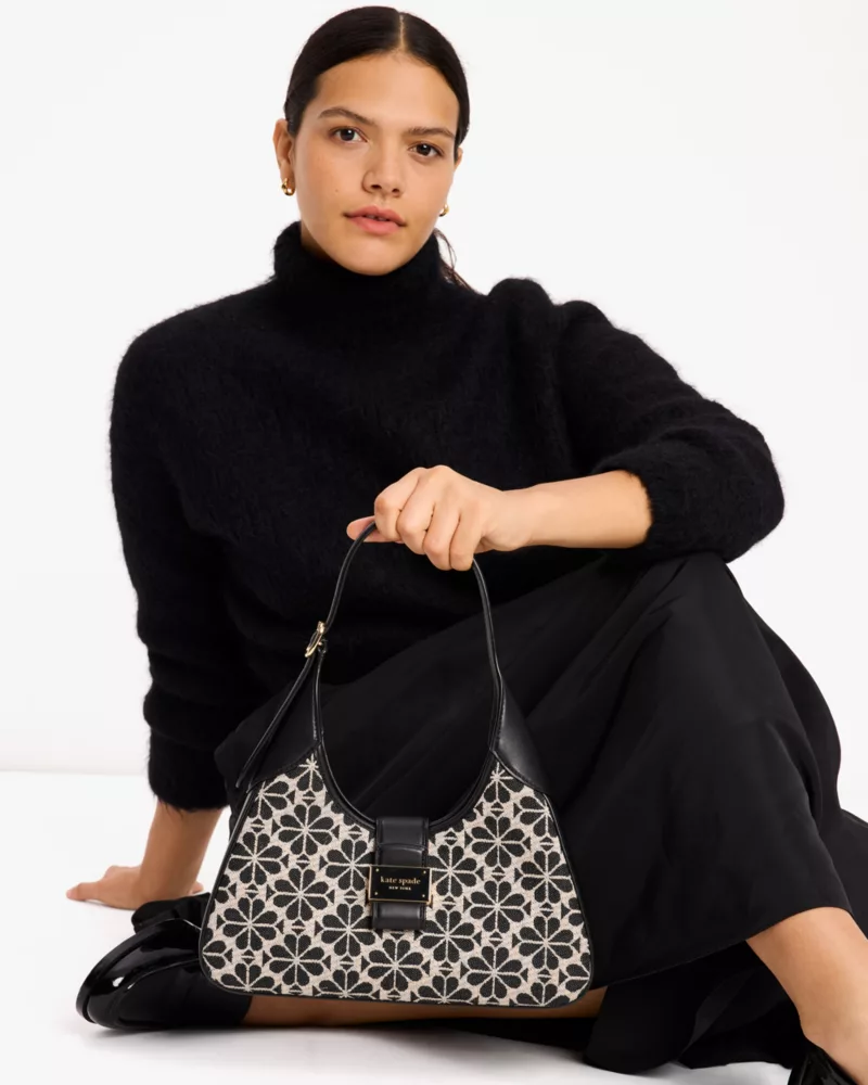 Spade Flower Jacquard Nouveau Small Shoulder Bag | Kate Spade GB