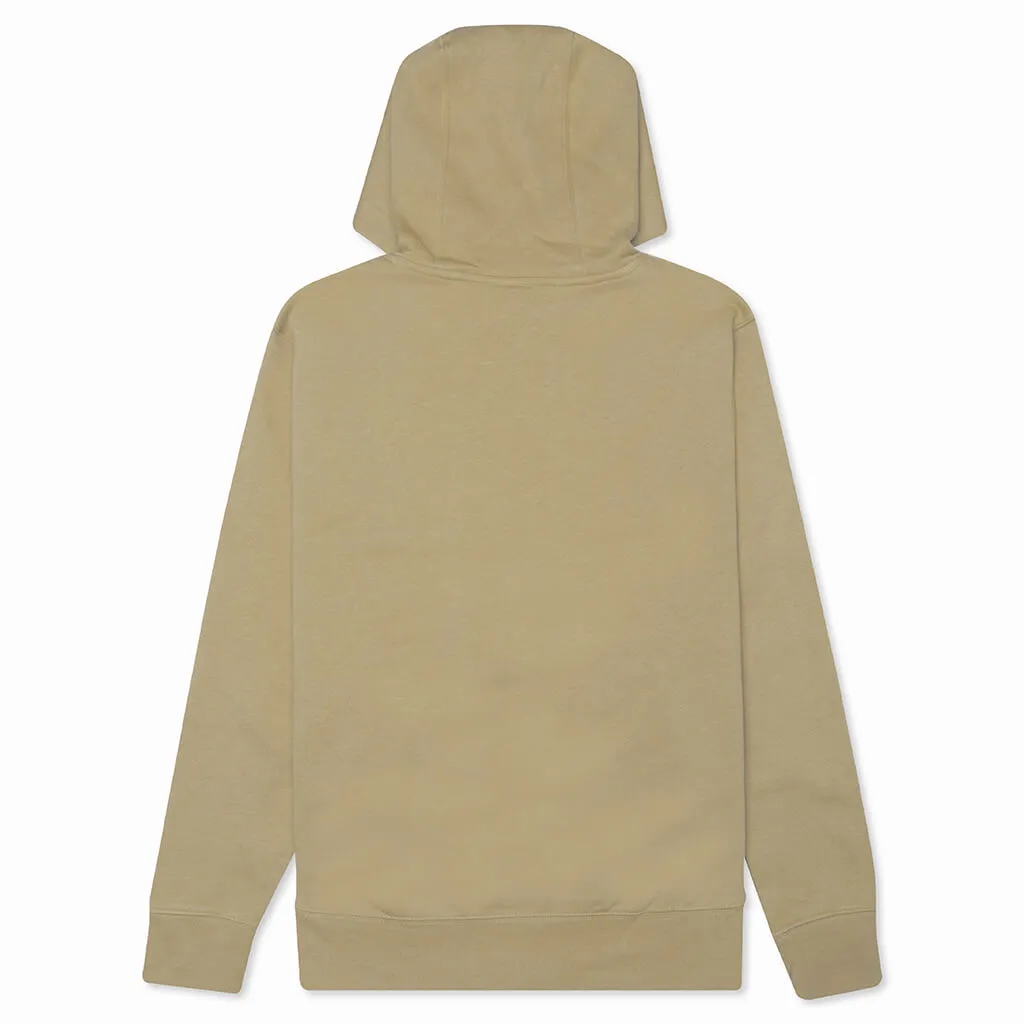 Sportswear Club Fleece Pullover Hoodie - Limestone/White