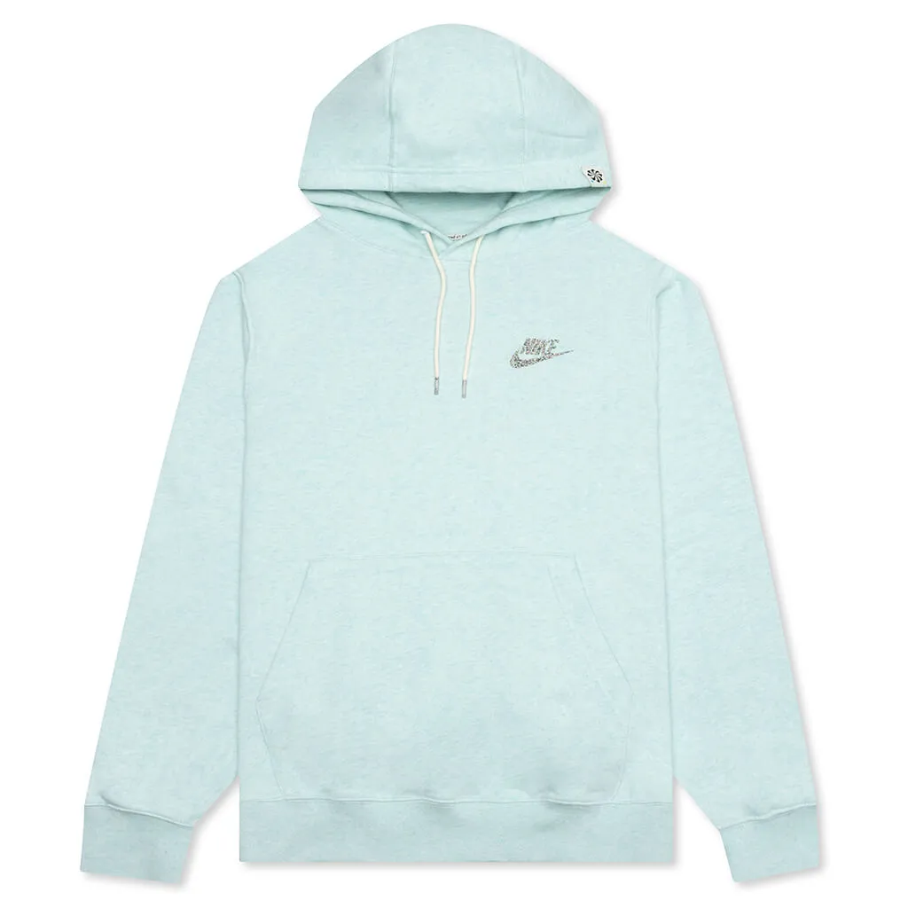 Sportswear Fleece Pullover Hoodie - Mint Foam/White