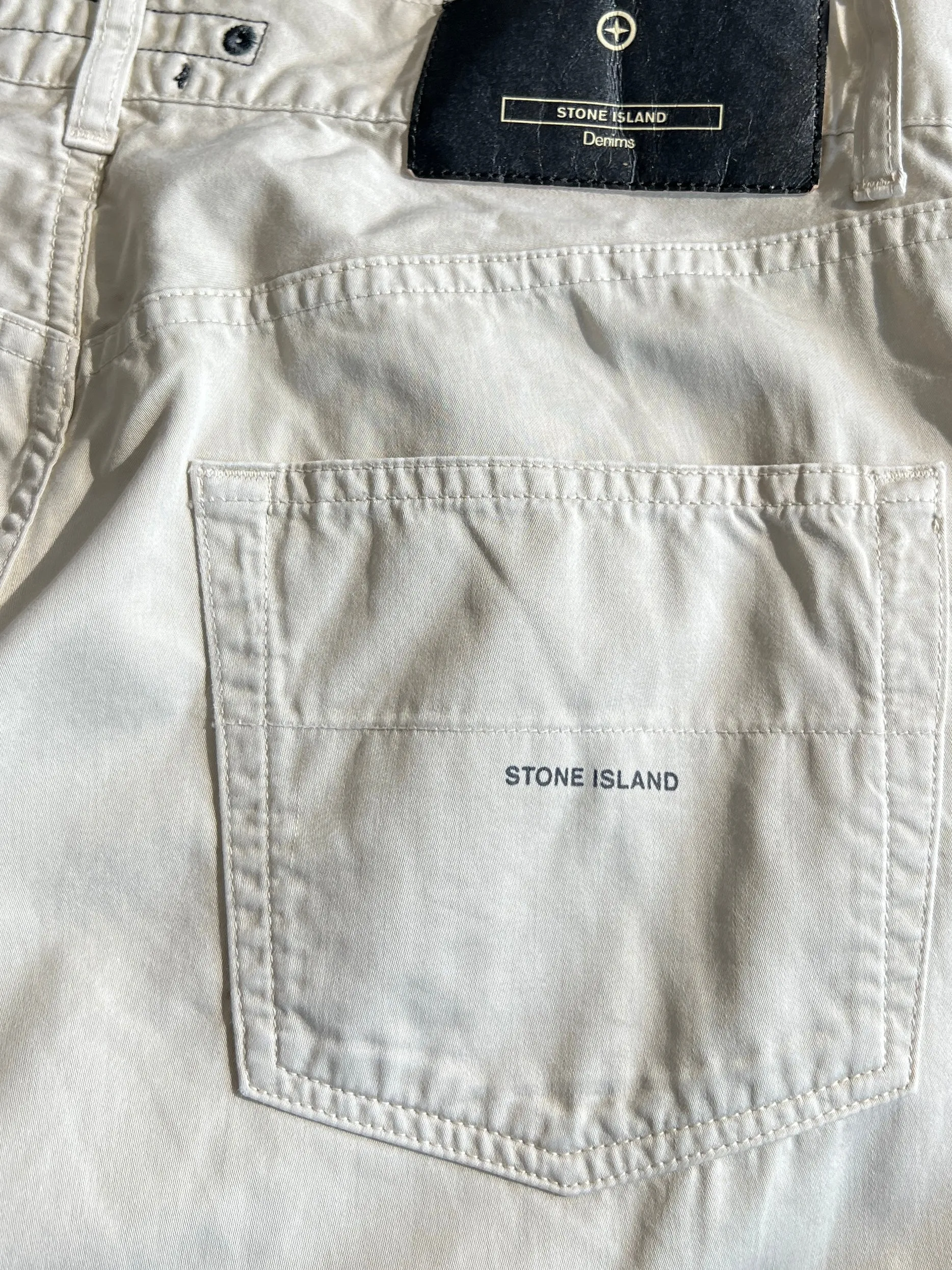 Stone Island Denims Spell Out Trousers (W36 x L34)