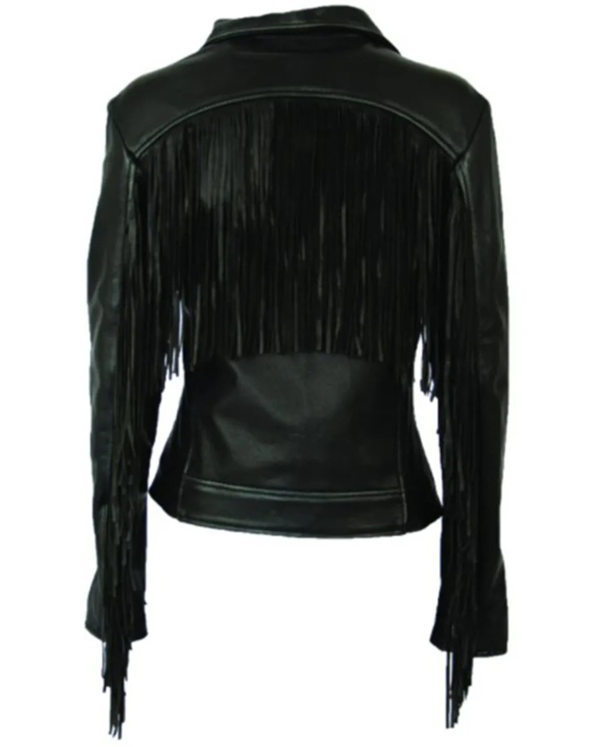 STS Ranchwear Women's Chenae Fringe Leather Jacket - Plus