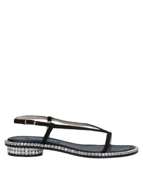 Stuart Weitzman Women Sandals Black 7.5 UK