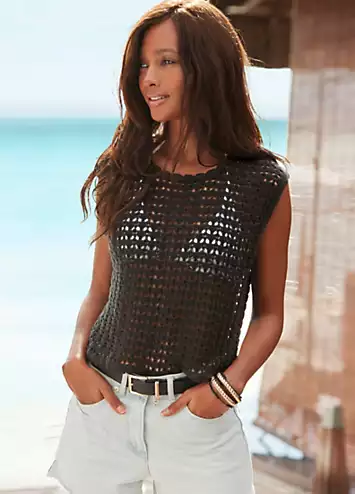 Summer Knitted Vest by LASCANA | Look Again