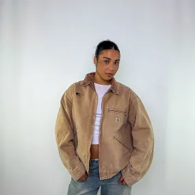 Tan 90s Carhartt Detroit Workwear Jacket (L)