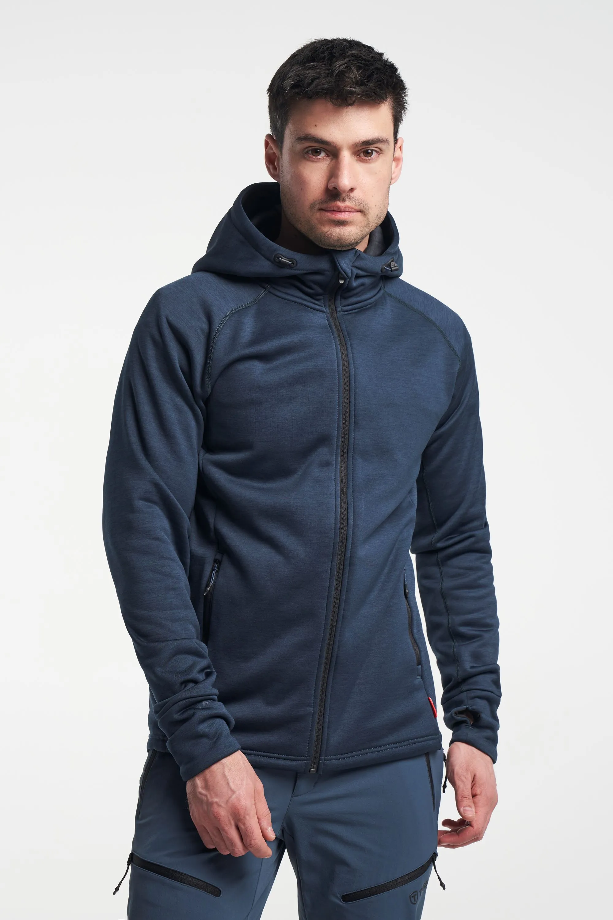 Tenson Men's TXlite Hoodie Zip Midnight Navy | Buy Tenson Men's TXlite Hoodie Zip Midnight Navy here | Outnorth