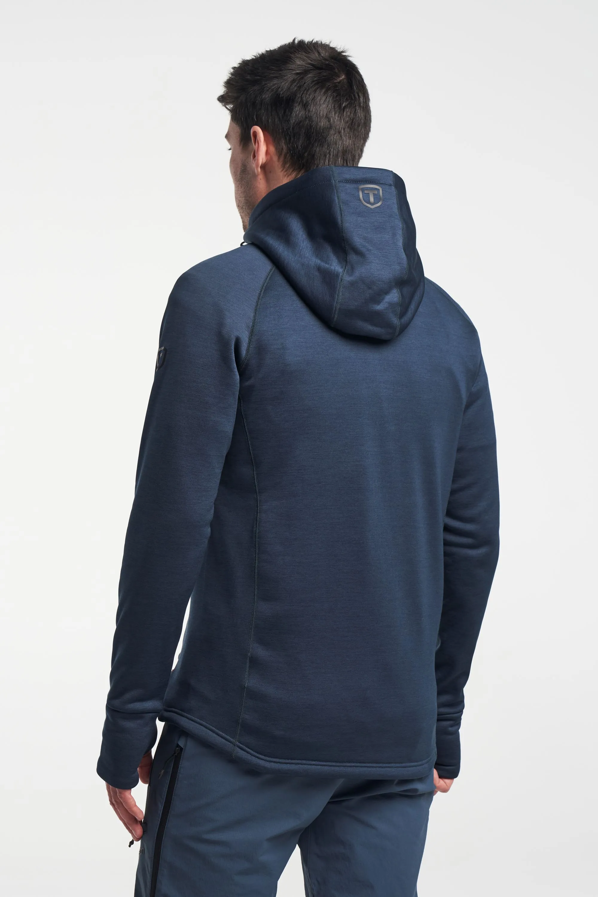 Tenson Men's TXlite Hoodie Zip Midnight Navy | Buy Tenson Men's TXlite Hoodie Zip Midnight Navy here | Outnorth