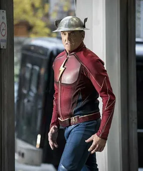 The Flash Real Jay Garrick Leather Jacket - Abbraci