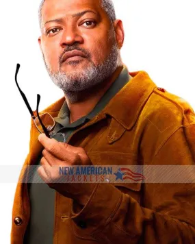 The Wasp Laurence Fishburne and Ant Man Brown Leather Jacket - NAJ