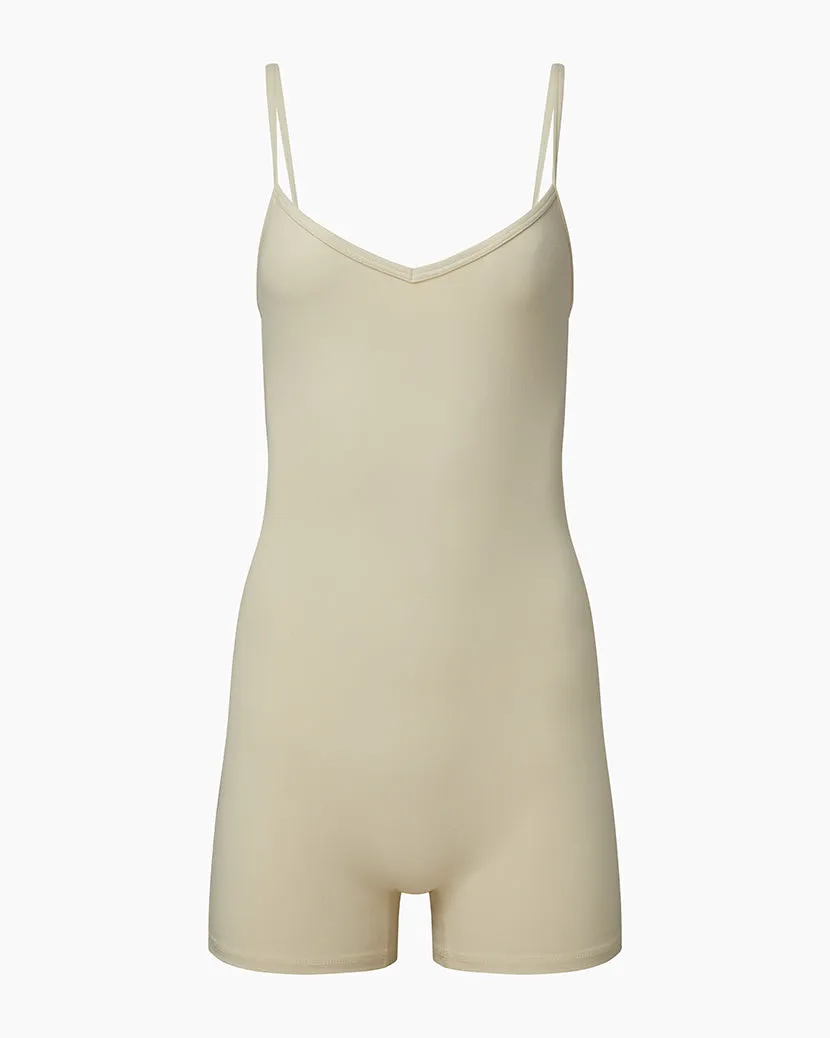 V-neck Romper | Cream