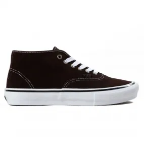 Vans Skate Classics Authentic Mid VCU (Dark Brown/White)