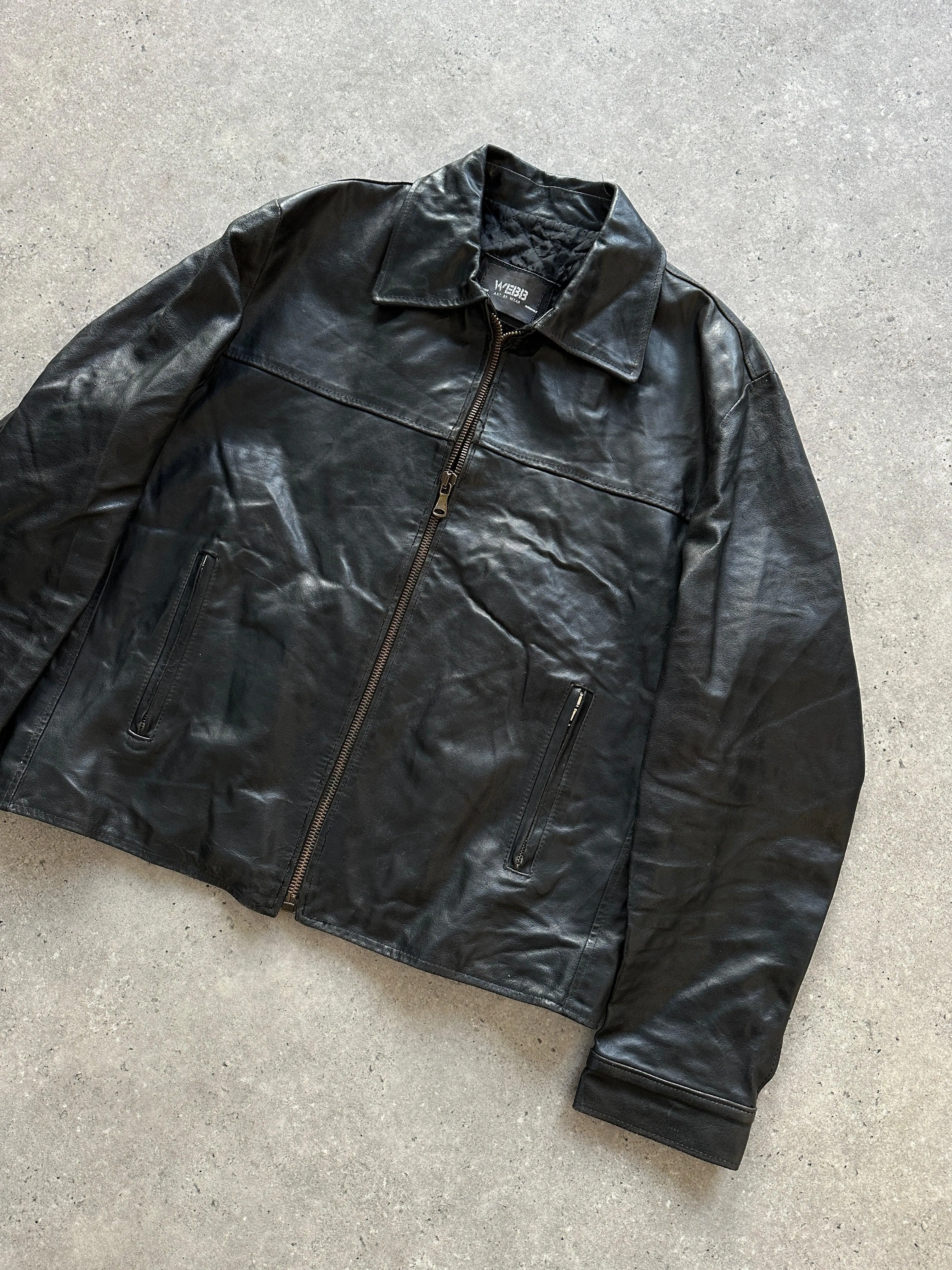 Vintage Leather Jacket - L