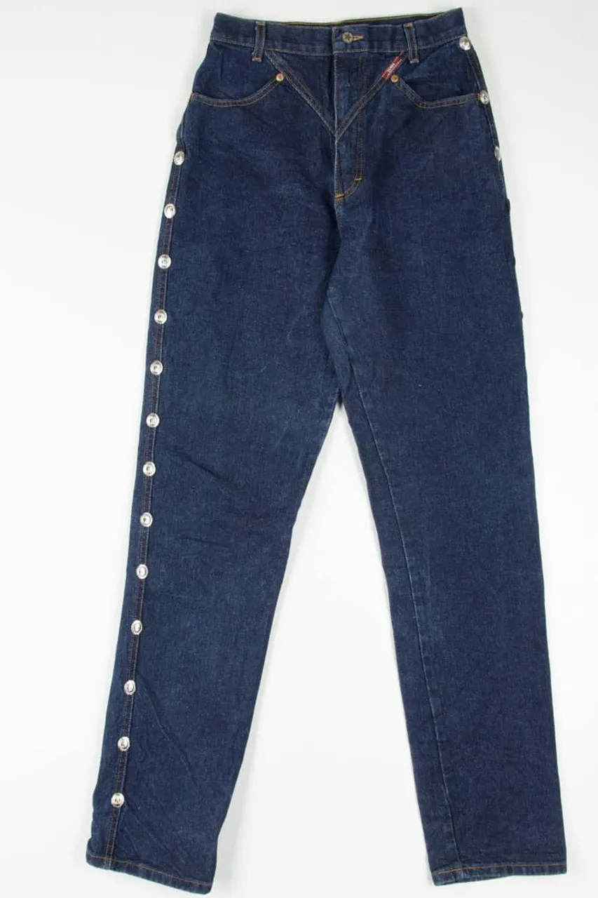 Vintage Ozark Mountain Studded Denim Jeans 678 (sz. 9/10 Inseam: 36")