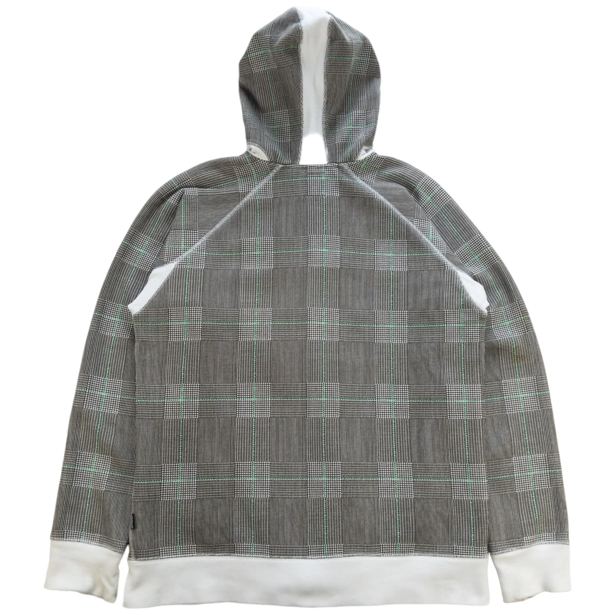 Vintage Stussy Check Zip Up Hoodie Size M | Second Wave Vintage