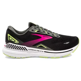 Women's Adrenaline GTS 23 Running Shoe - Black/Gunmetal/Sharp Green- Narrow (2A)