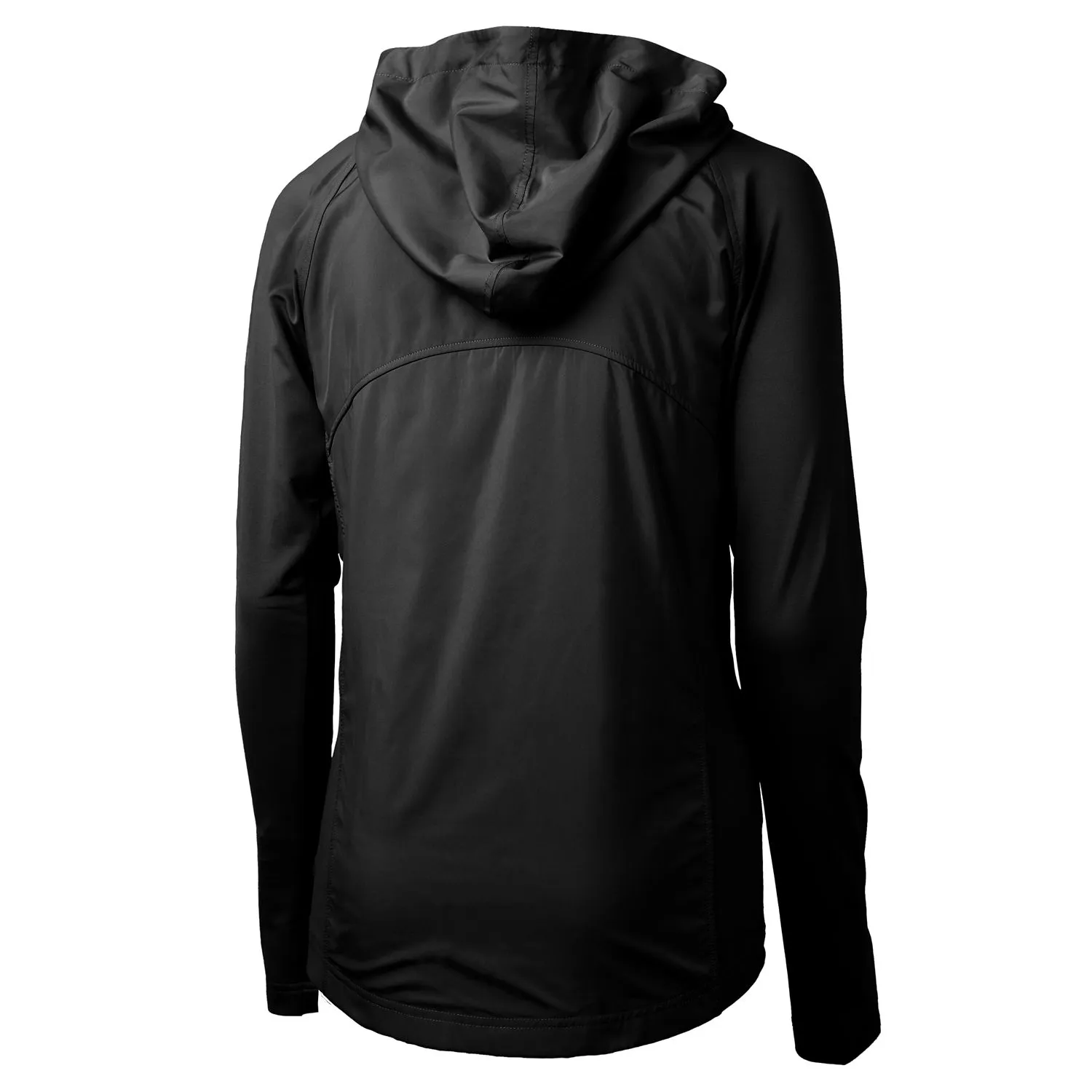 Women's Cutter & Buck Black Arkansas Razorbacks Adapt Eco Knit Hybrid Recycled Full-Zip Hoodie