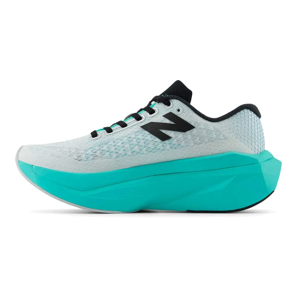 Women's FuelCell SuperComp Trainer v3 Running Shoe - White/Cyber Jade - Regular (B)