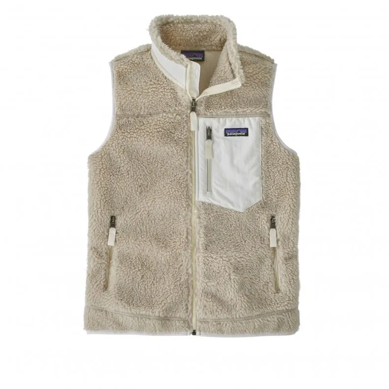 Women's Patagonia Classic Retro-X Fleece Vest (Natural w/Birch White)