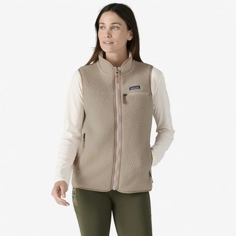 Women's Patagonia Retro Pile Fleece Vest (Shroom Taupe)