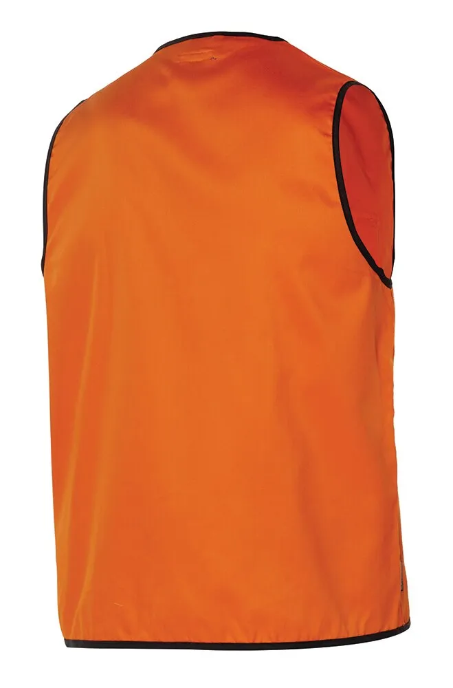 Workhorse MVE004 High Visibility Safety Vest - Cotton - Orange - Medium