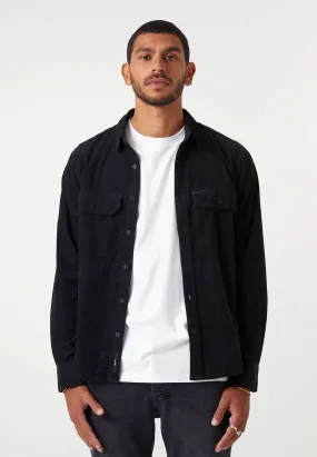 Workwear Corduroy Shirt - Black