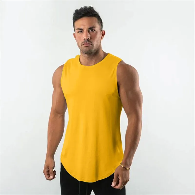 Xituodai 2022 New Cotton Sleeveless Shirts Sports Tank Top Men Fitness Shirt Men Bodybuilding Workout Gyms Vest Fitness undershi