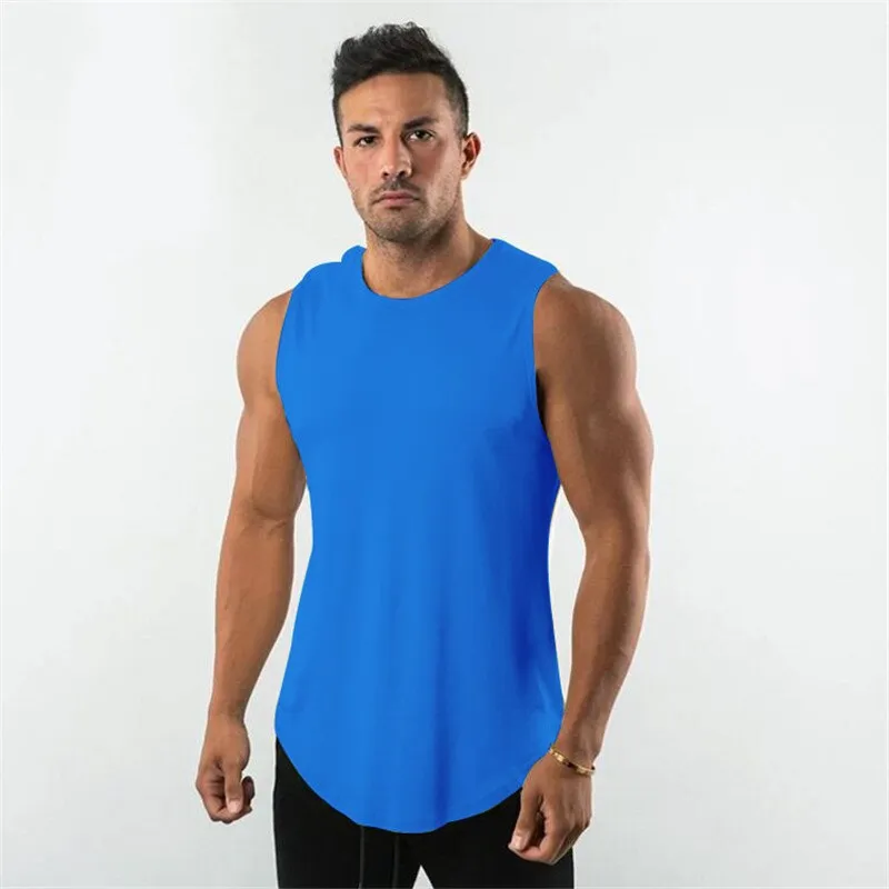 Xituodai 2022 New Cotton Sleeveless Shirts Sports Tank Top Men Fitness Shirt Men Bodybuilding Workout Gyms Vest Fitness undershi