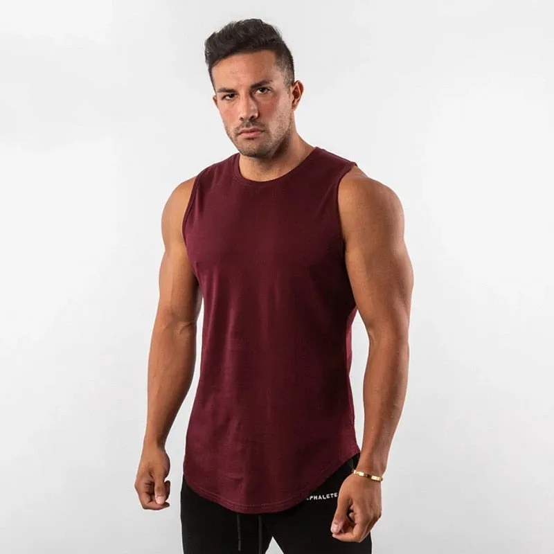 Xituodai 2022 New Cotton Sleeveless Shirts Sports Tank Top Men Fitness Shirt Men Bodybuilding Workout Gyms Vest Fitness undershi