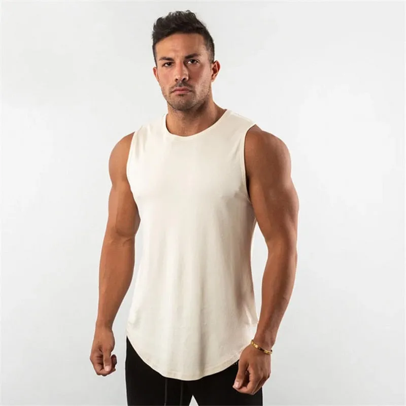 Xituodai 2022 New Cotton Sleeveless Shirts Sports Tank Top Men Fitness Shirt Men Bodybuilding Workout Gyms Vest Fitness undershi